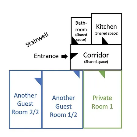 Einzelzimmer Fuer Bis Zu 2 Personen - 3 Og Duisburg
